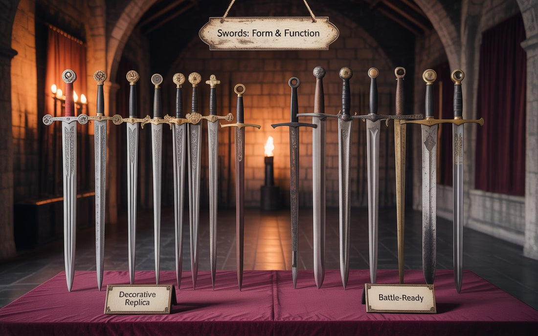 Decorative Replicas vs. Battle-Ready Swords: Differences, Uses, and Safety