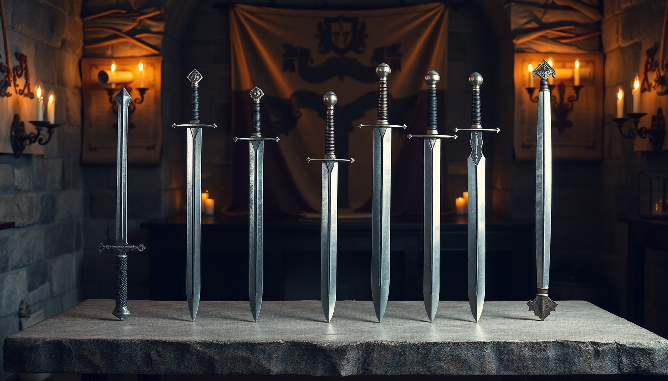Types of Medieval Swords Explained