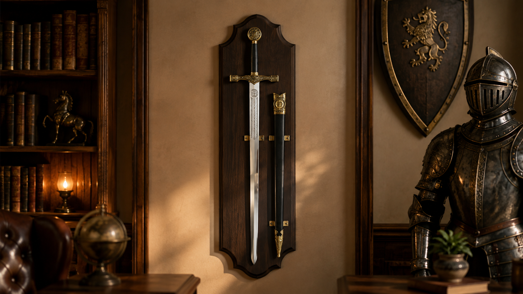 How to Create a Knight-Themed Sword Display at Home