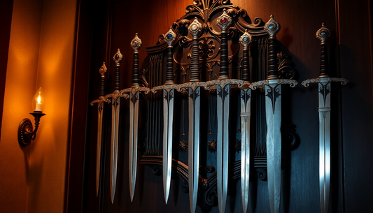Display Medieval Swords for Decoration — Ideas from Knight's Collection