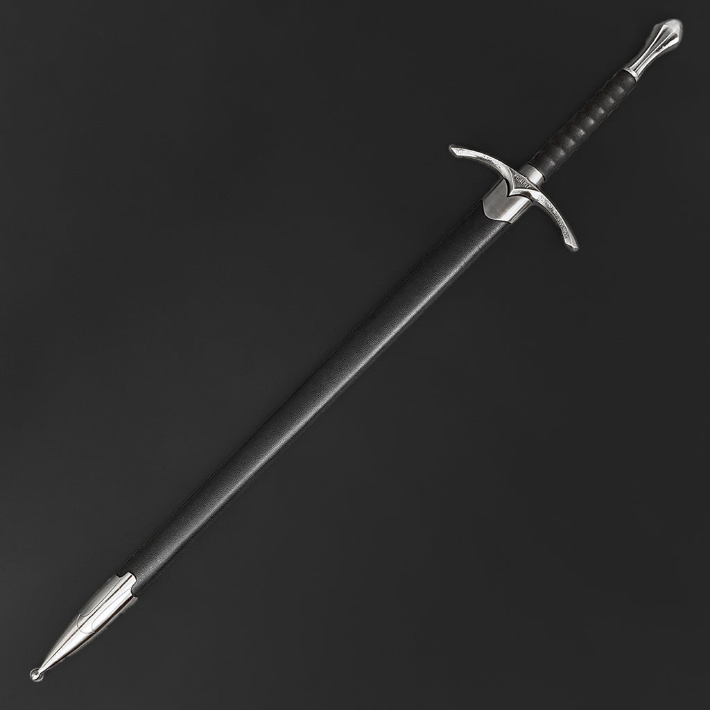 Medieval sword replica inside black scabbard | Knight's Collection