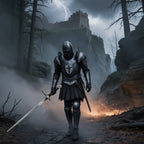 Knight's Collection "Fang of the North" Hand-Forged Medieval Sword