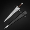 Knight's Collection Hand-Forged Cinquedea Medieval Large Dagger