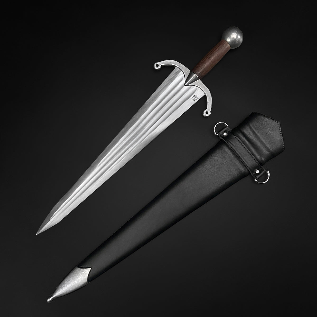 Knight's Collection Hand-Forged Cinquedea Medieval Large Dagger