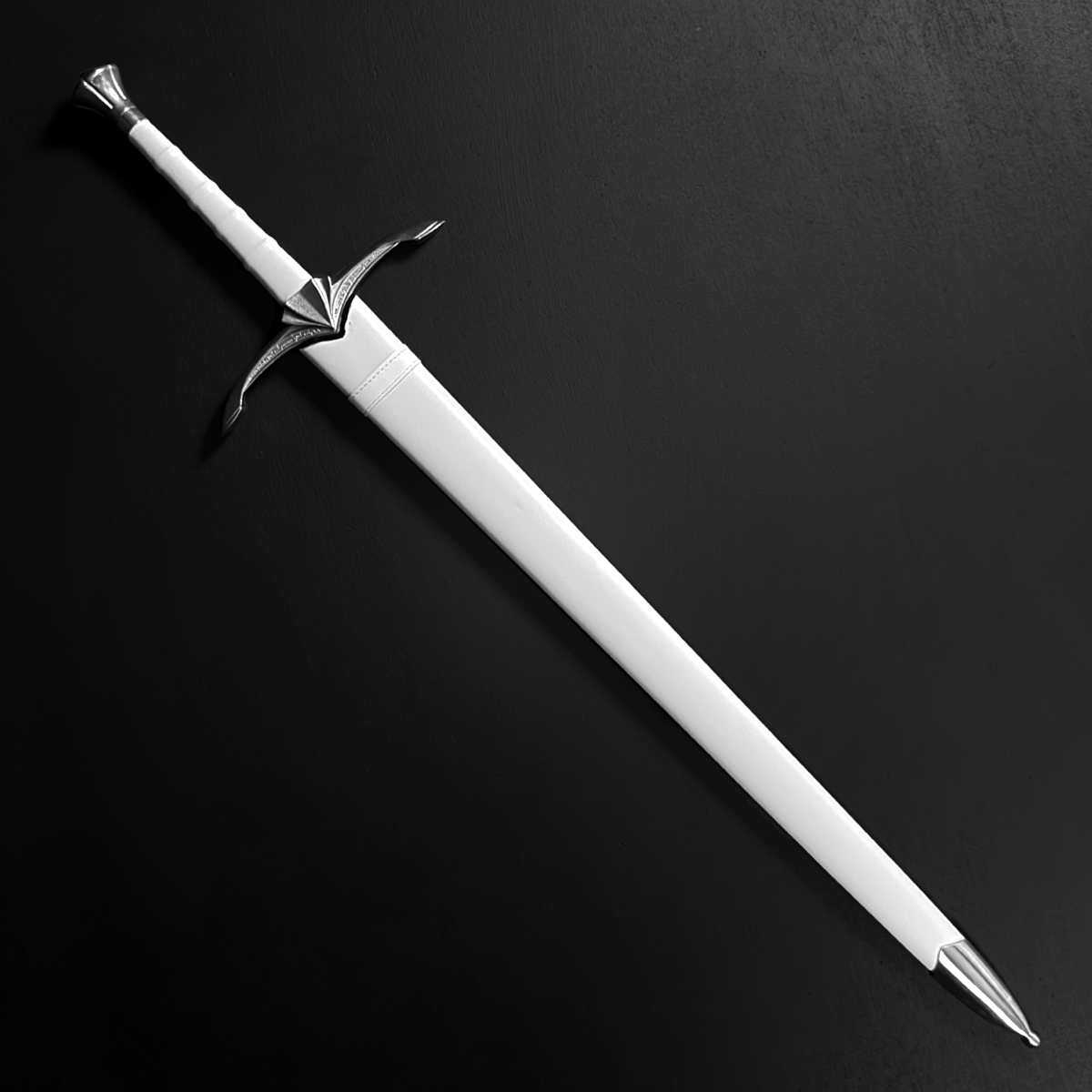 White medieval sword in matching scabbard | Knight's Collection