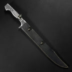 Ornate tactical machete in black sheath | Knight's Collection
