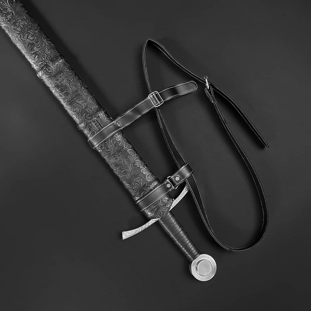 Hand-Forged Sharp 1060 Steel Medieval Sword | Knight's Collection