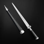 Hand-Forged Bollock Medieval Dagger - 1065 Carbon Steel