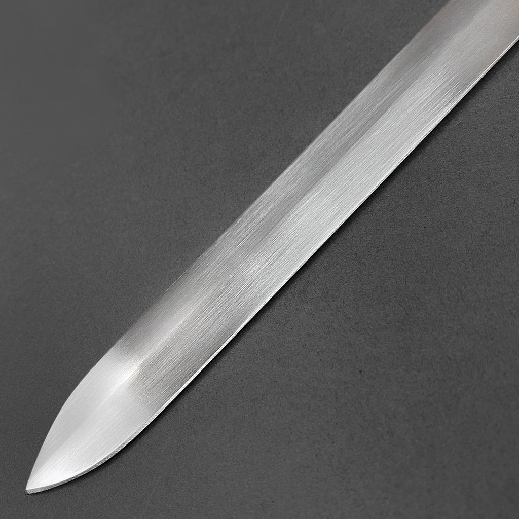 Brushed steel sword blade pointed tip | Knight's Collection