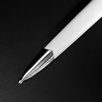 White pen with metallic cone tip | Knight's Collection