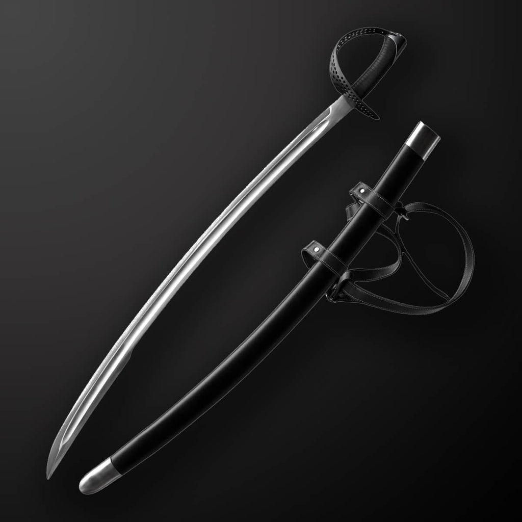 40.15" Knight's Collection Hand-Forged Cutlass Full-Tang 1060 Carbon Steel