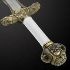 39" Decorative Fantasy Barbarian Sword with Plaque | Knight's Collection