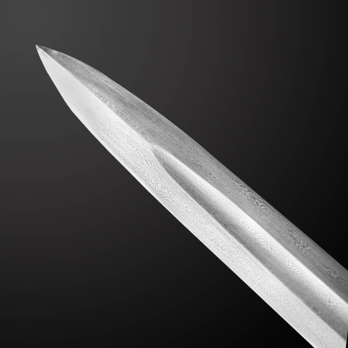 Viking Sword - 37.8" Hand-Forged Damascus Steel Medieval Sword