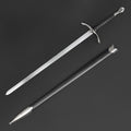 Medieval arming sword with black scabbard | Knight's Collection