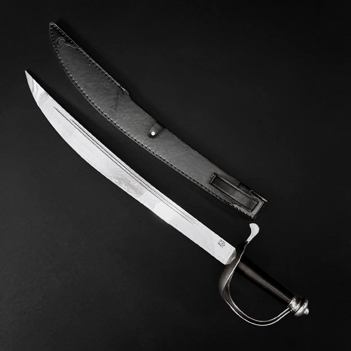 Pirate cutlass sword with leather sheath | Knight's Collection