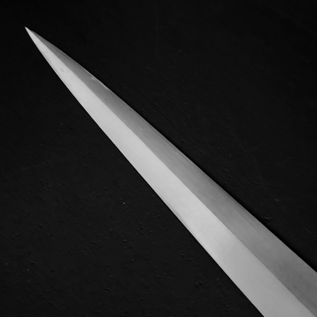 The Ashen Measure 37.8-inch hand-forged medieval sword with 1060 high carbon steel blade and leather scabbard