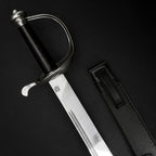 Naval cutlass sword with black scabbard | Knight's Collection
