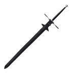 66.14" Hand-Forged 1060 Steel Medieval Sword with Detailed Cross-Guard and Handle