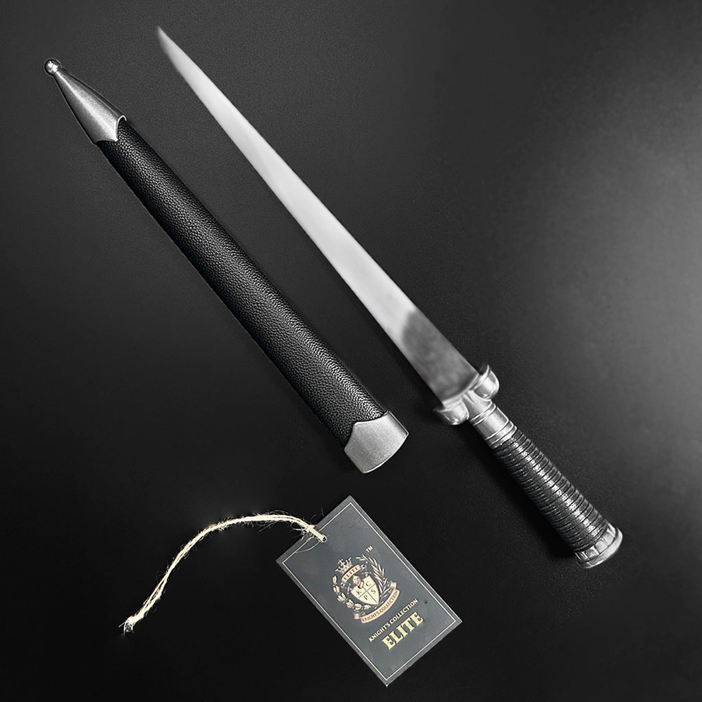 Hand-Forged Bollock Medieval Dagger - 1065 Carbon Steel