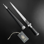 Hand-Forged Bollock Medieval Dagger - 1065 Carbon Steel