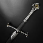 Authentic medieval king’s sword, one‑hand design, 42.25-inch blade — Knight’s Collection craftsmanship
