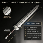 Buy 39.5-Inch Epic Fantasy Foam Sword Replica for Cosplay