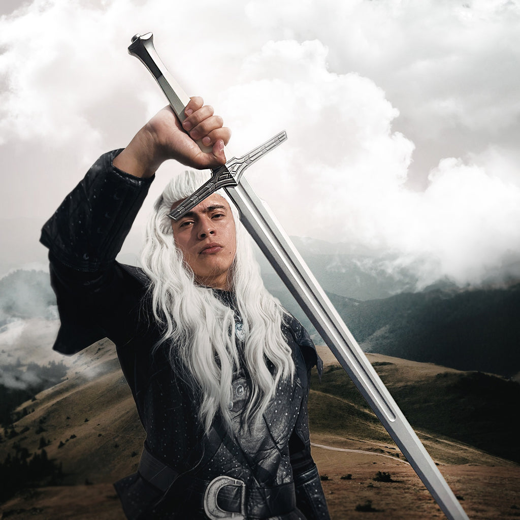 43 1/2" White Foam Medieval Sword