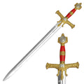 41 1/2" King Solomon Red Foam Sword