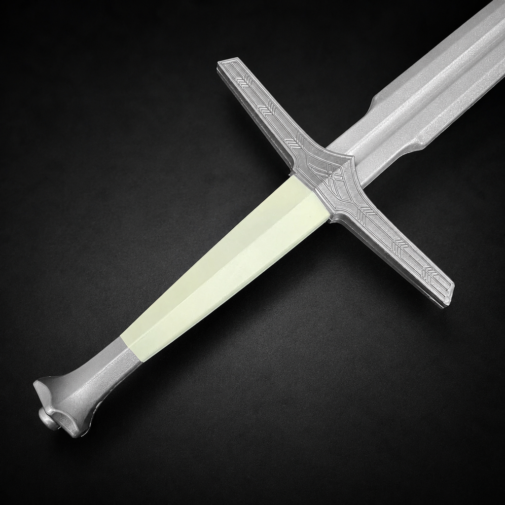 Close-up sword handle and crossguard | Knights Collection