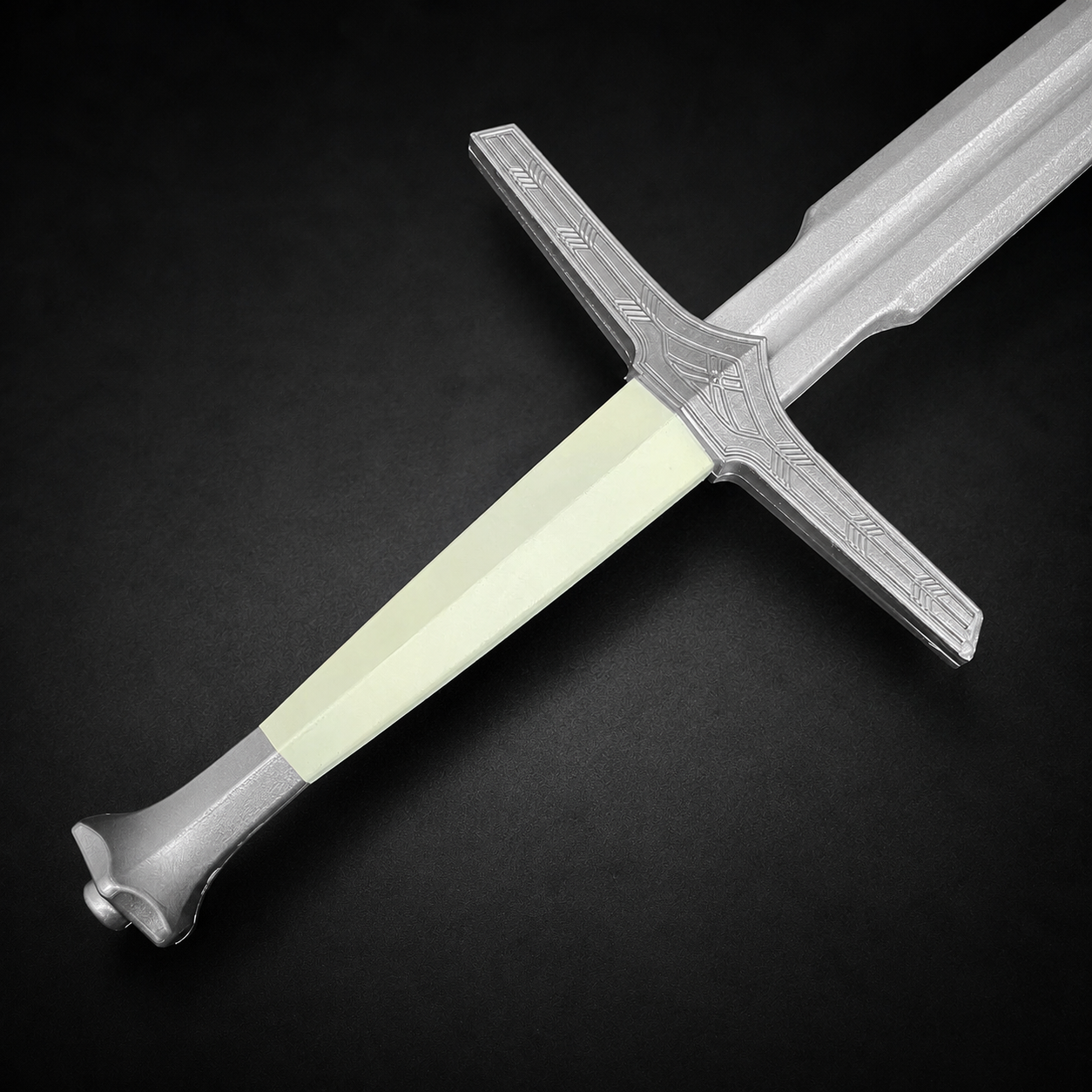 Close-up sword handle and crossguard | Knights Collection