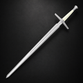 Full medieval sword on black | Knights Collection