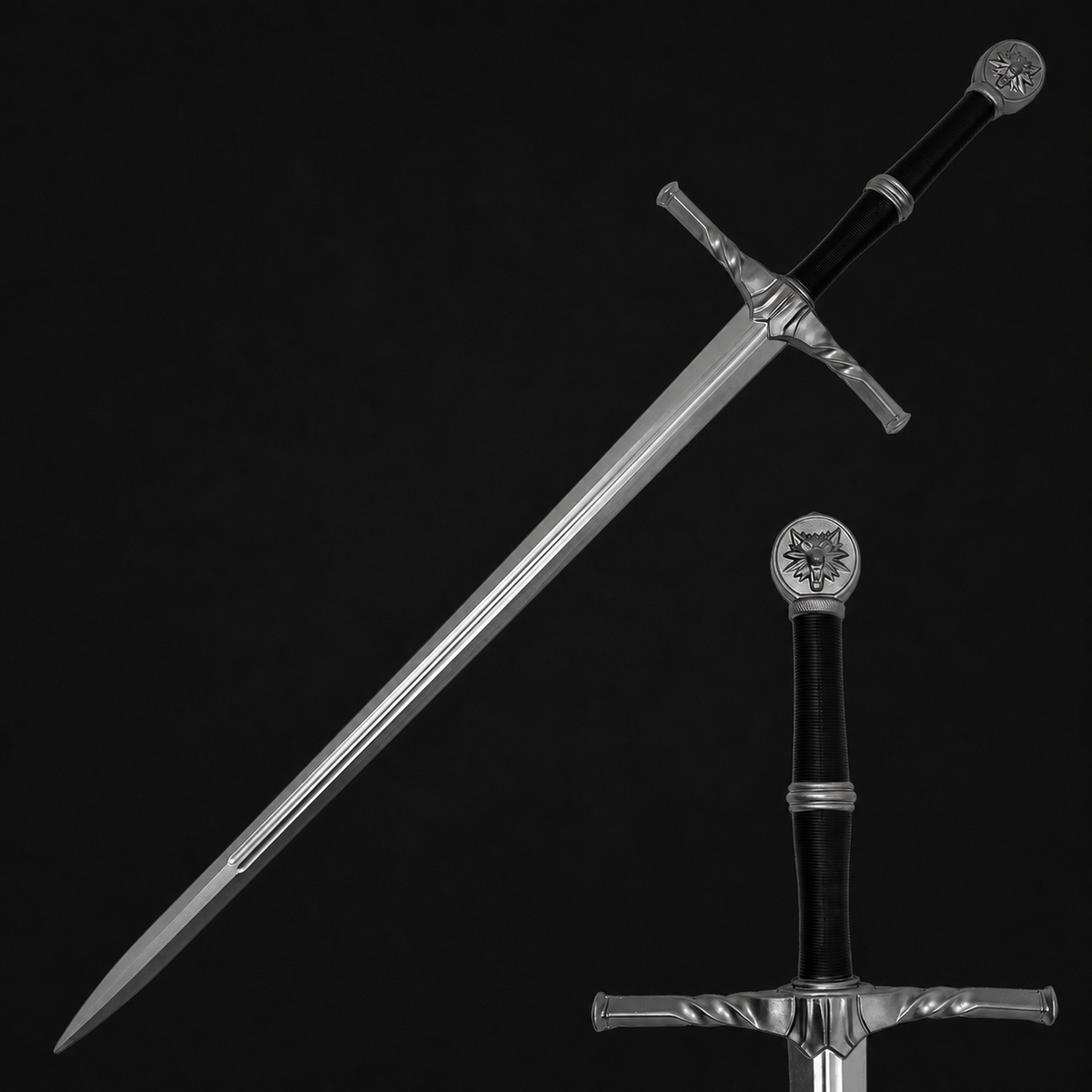 Foam Witcher sword with wolf pommel | Knight's Collection