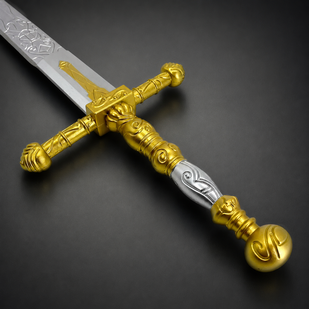 Golden sword handle and blade | Knights Collection