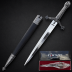 Medieval dagger with ornate silver hilt | Knight's Collection