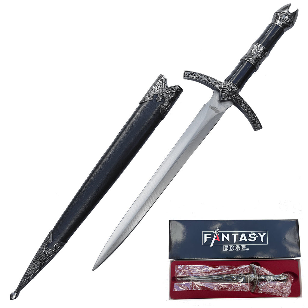 Fantasy dagger with black sheath box