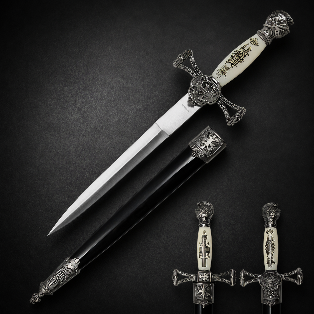 Decorative dagger with sheath set | Knights Collection