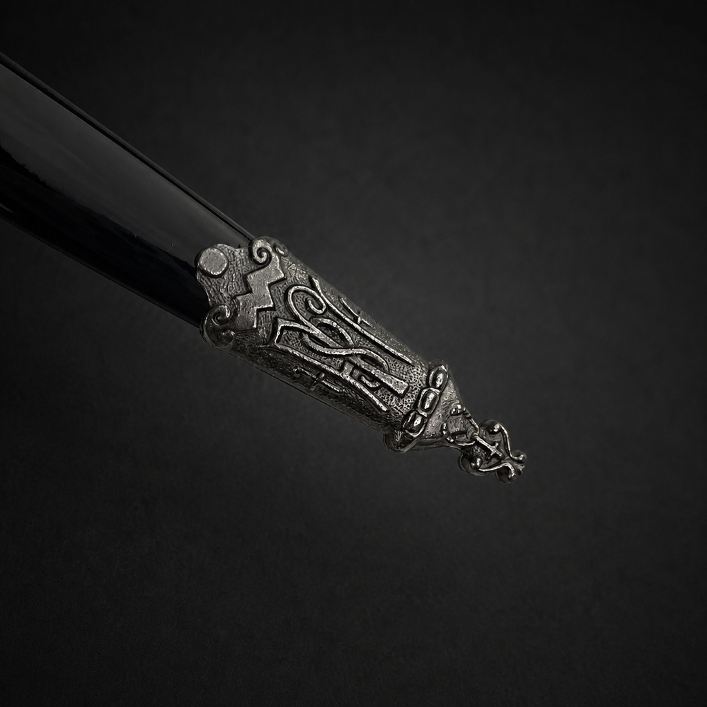 Ornate sheath tip closeup | Knights Collections