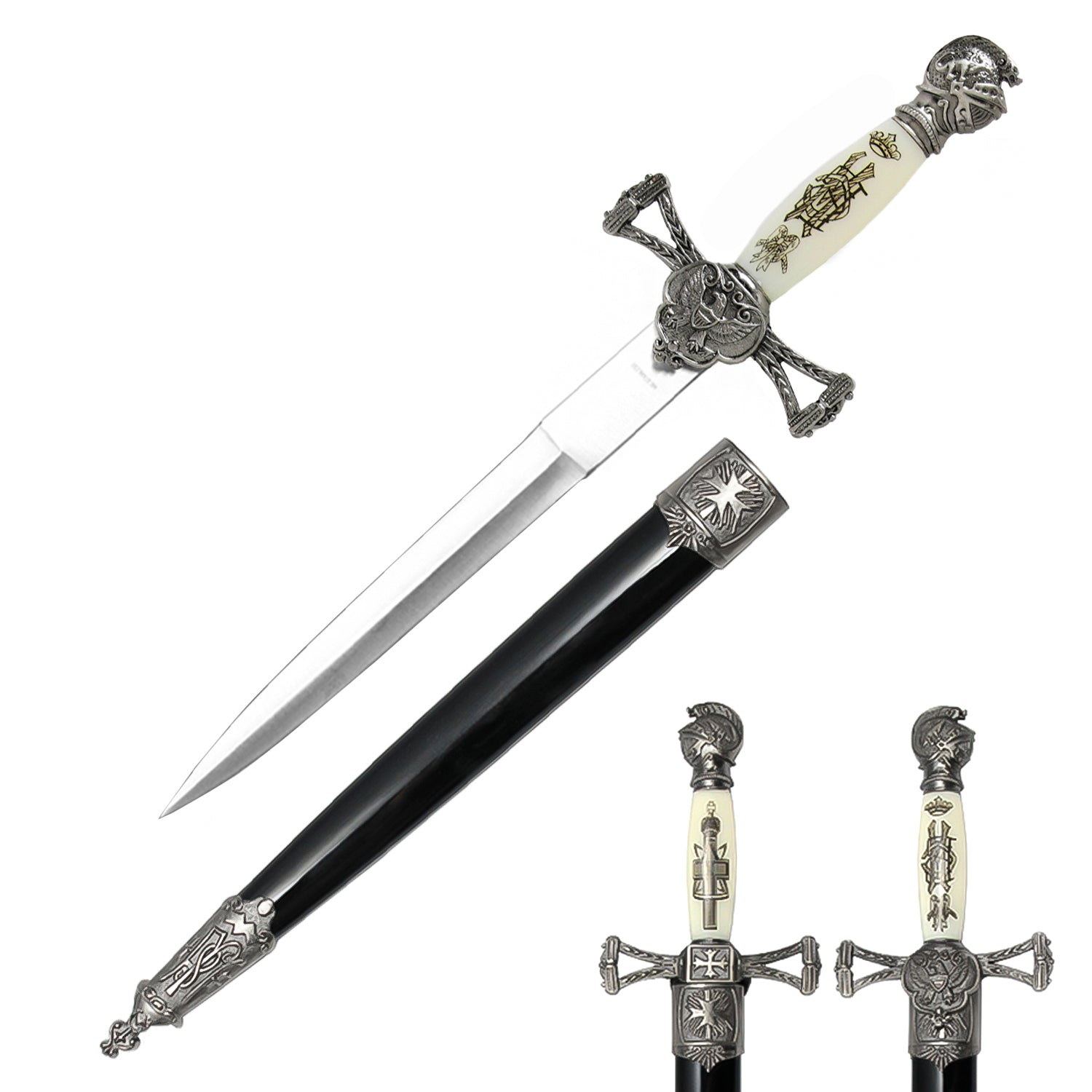 13 1/2" Renaissance Medieval Knight Dagger