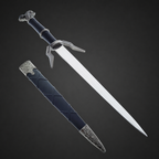 Witcher style fantasy dagger and scabbard | Knight's Collection