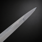 Polished steel knife blade sharp tip | Knight's Collection