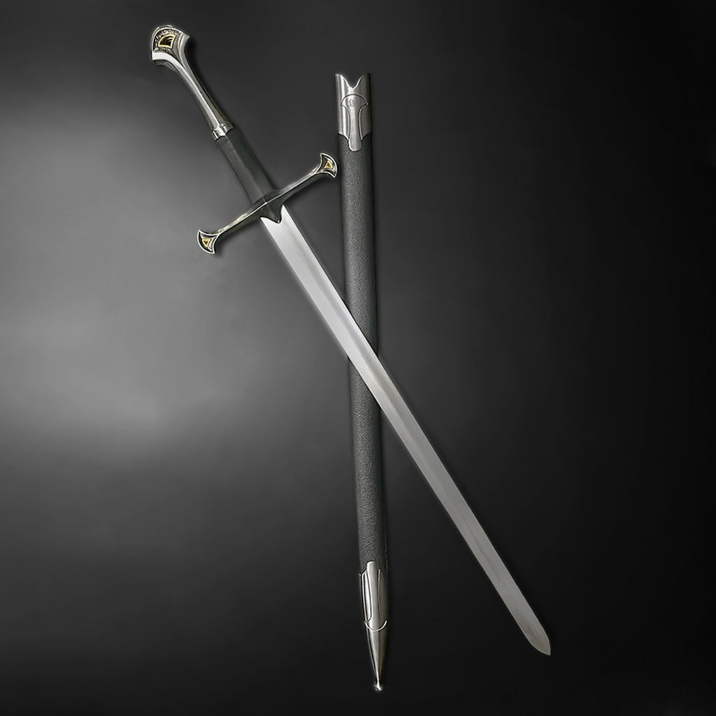 Knight’s Collection King’s One Hand Sword with detailed medieval hilt and long steel blade