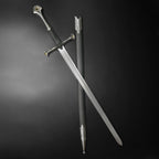 Knight’s Collection King’s One Hand Sword with detailed medieval hilt and long steel blade