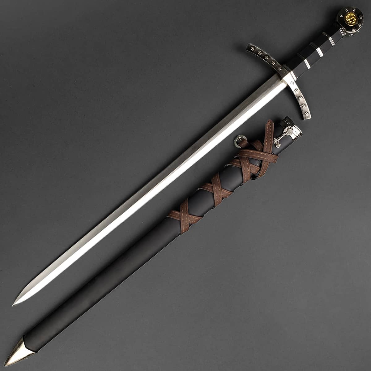 Knights Templar Medieval Sword by Knight's Collection