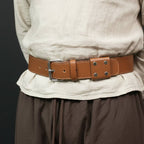 60" Brown Sword Belt for Medieval Sword | Knight's Collection