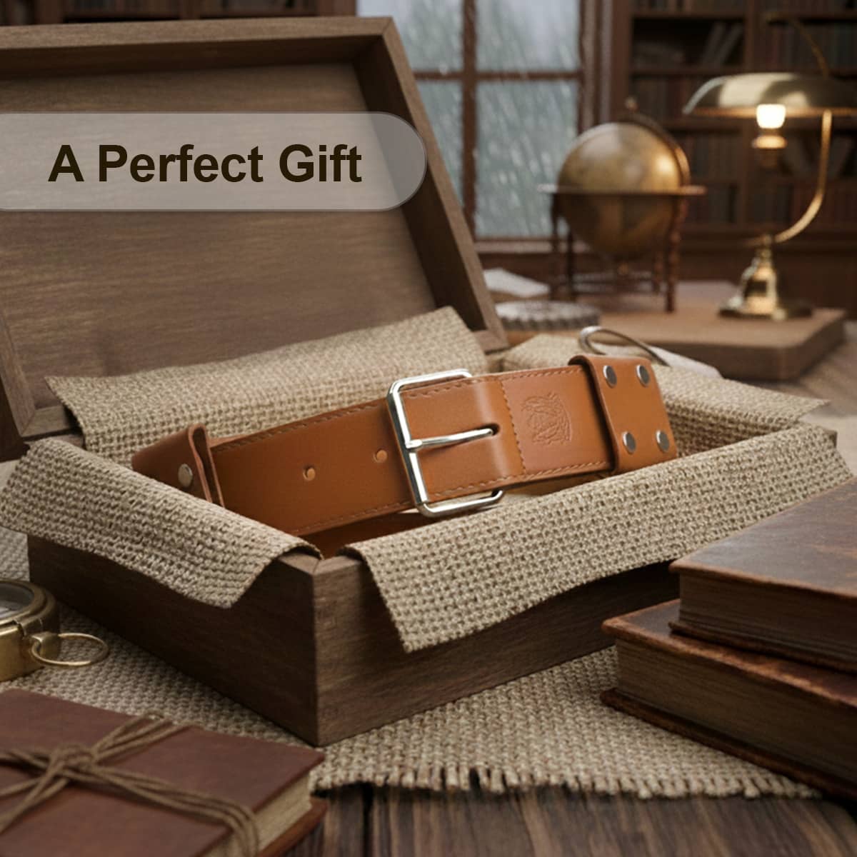 60" Brown Sword Belt for Medieval Sword | Knight's Collection