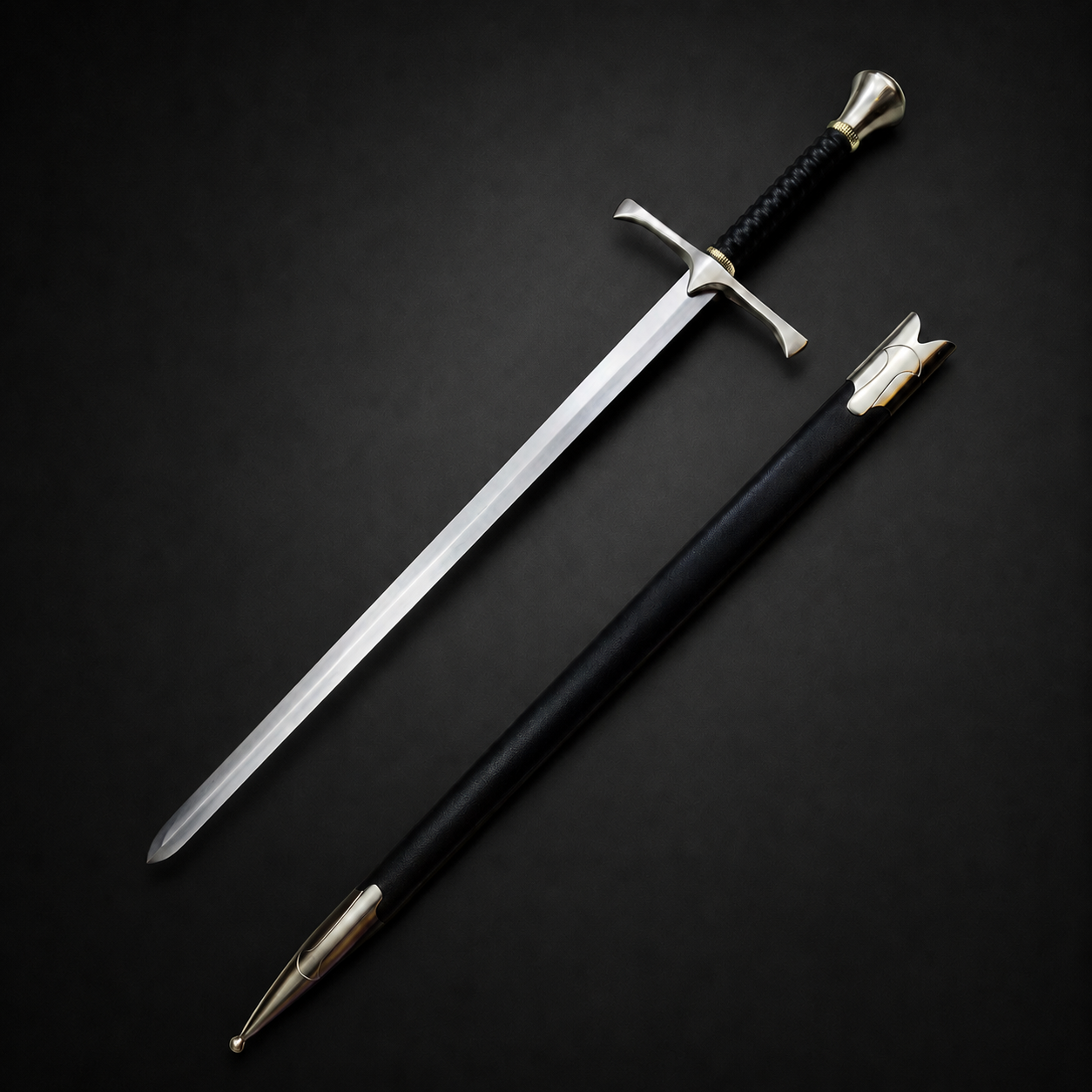 40" One Hand Medieval Sword