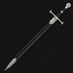 Aragorn ranger sword with black scabbard | Knight's Collection