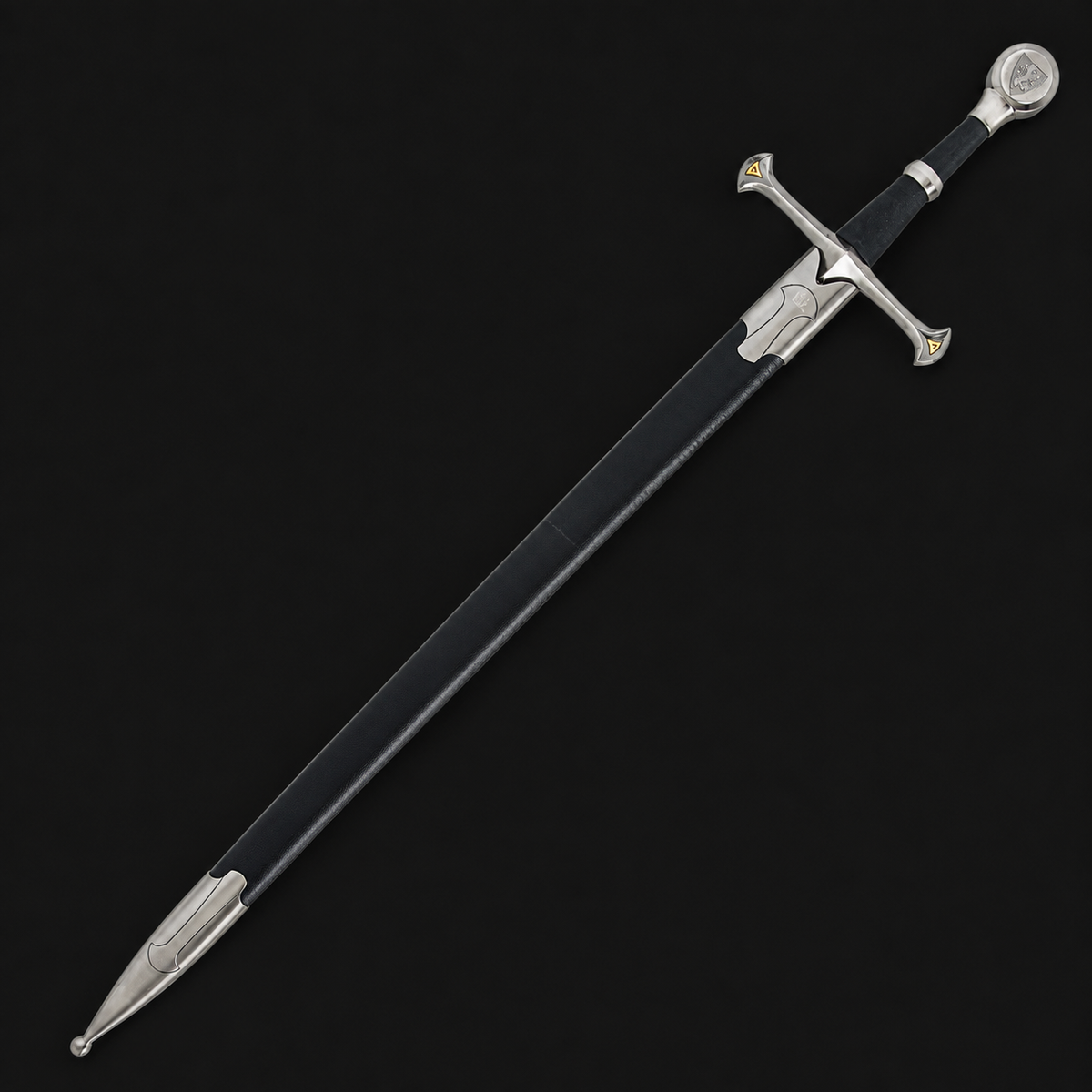 Aragorn ranger sword with black scabbard | Knight's Collection