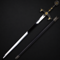 Ornate Knights Templar sword with scabbard | Knight's Collection