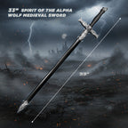 33" Howling Wolf Sword